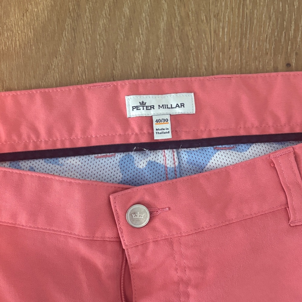 Peter Millar men’s pants 40/30 lot of Gray, salmon, and khaki - Picture 5 of 6